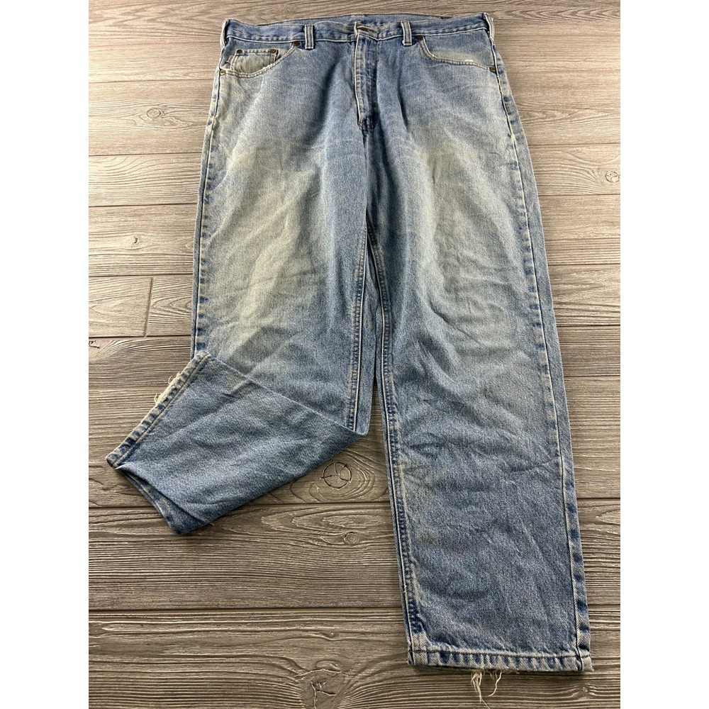 Carhartt B17 STW Relaxed Fit Jeans Men’s 38x30 Blue Denim Made in Mexico